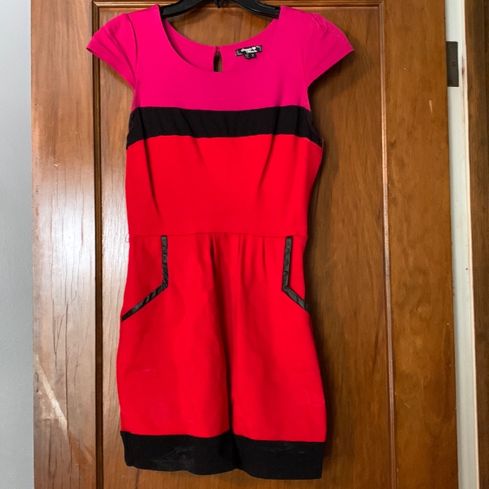 Bright colored dress